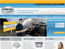 Tablet Screenshot of airbagcenter.com